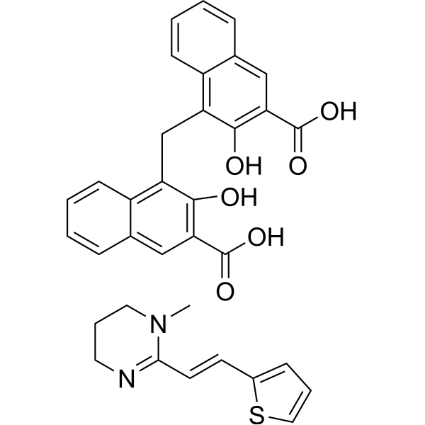 Pyrantel pamoate Chemical Structure