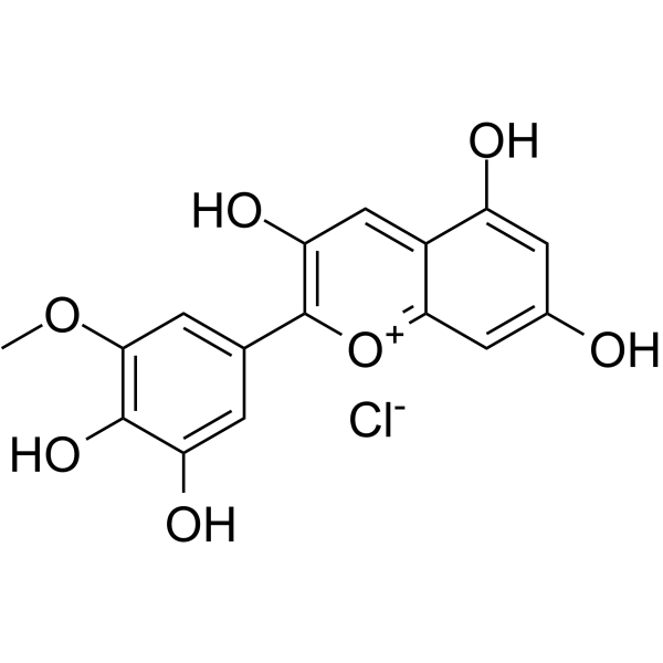 Petunidin chloride Chemical Structure