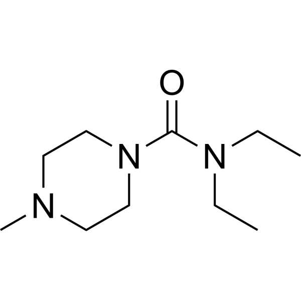 Diethylcarbamazine Chemical Structure