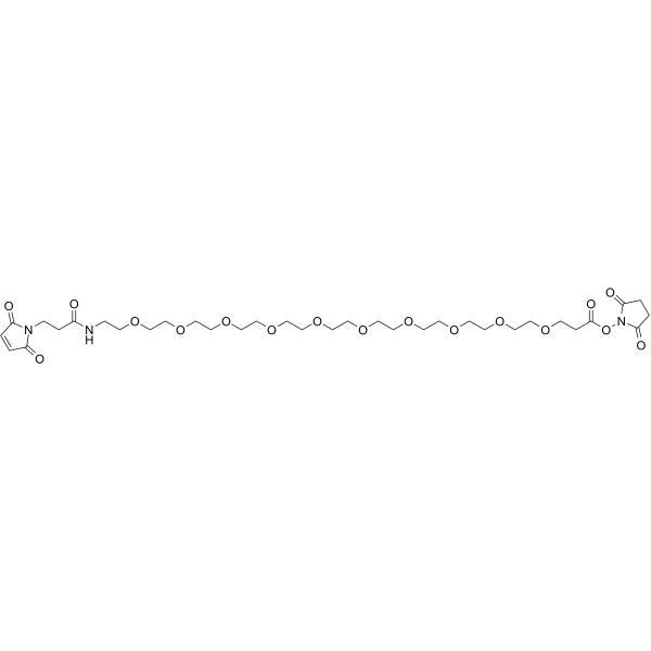 Mal-amido-PEG10-C2-​NHS ester