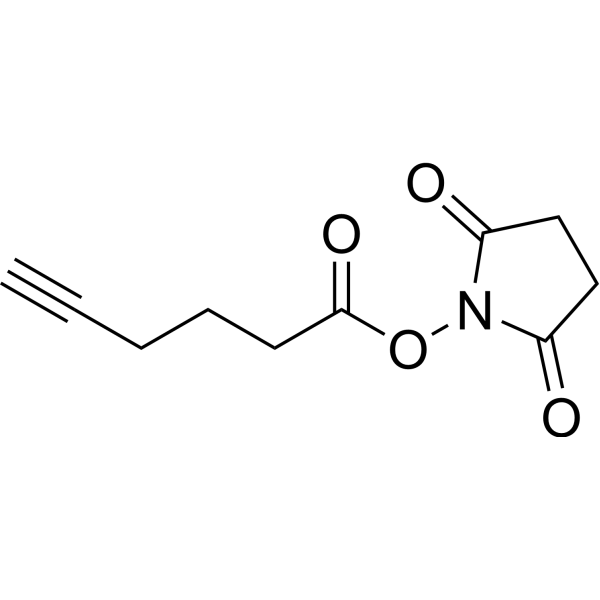 Propargyl-C2-NHS ester Chemical Structure