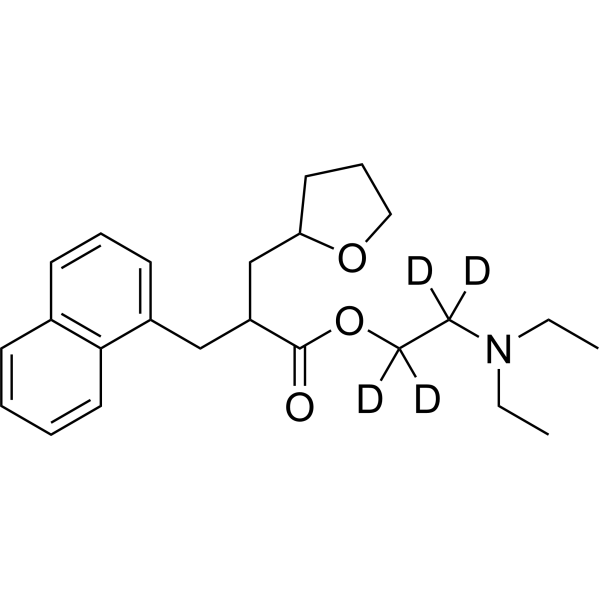 Naftidrofuryl-d<sub>4</sub> Chemical Structure