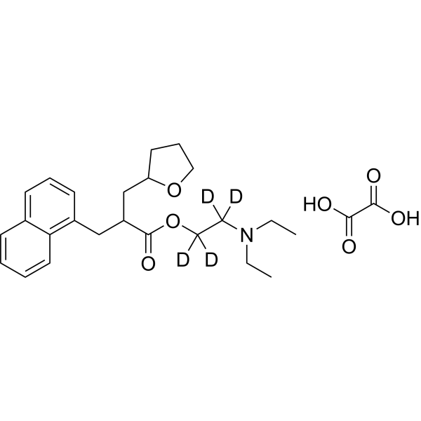 Nafronyl-d<sub>4</sub> oxalate Chemical Structure