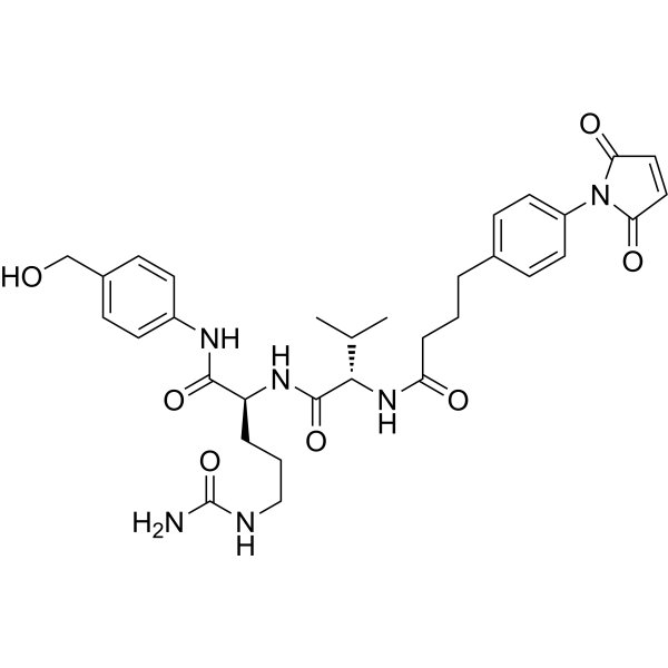 Mal-Phe-C4-Val-Cit-PAB Chemical Structure