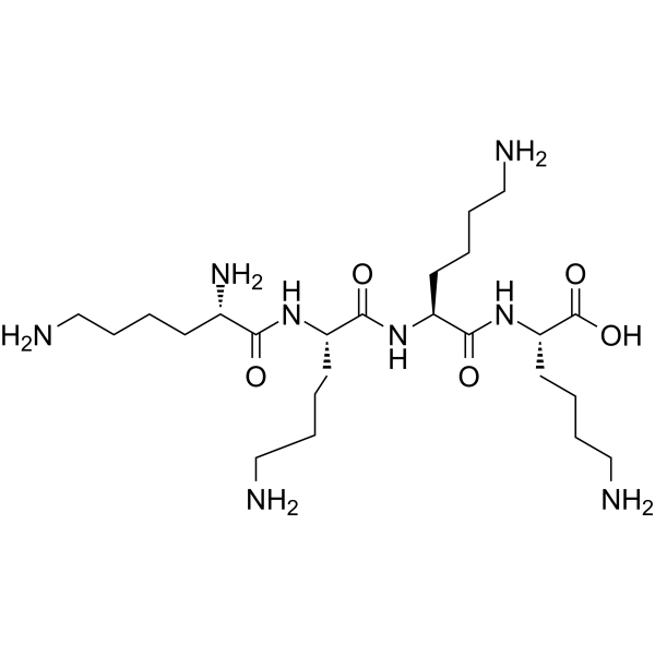 Tetralysine Chemical Structure