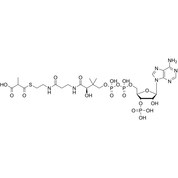 Methylmalonyl-CoA Chemical Structure