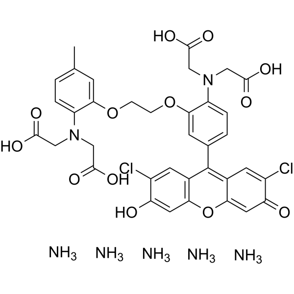 Fluo-3 pentaammonium Chemical Structure