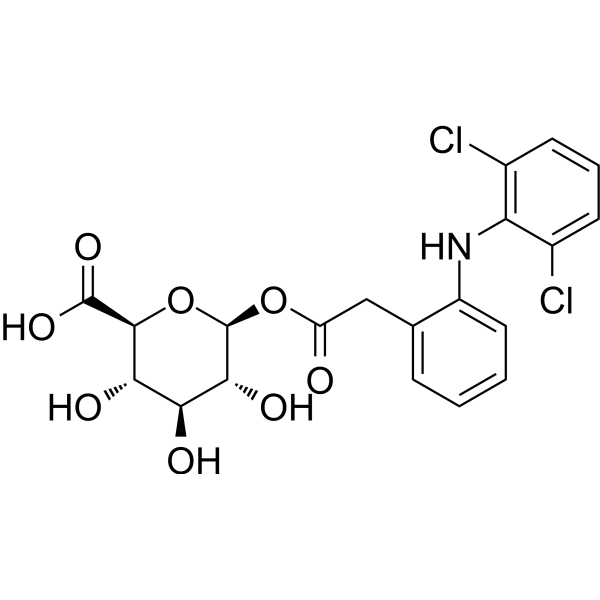 Diclofenac acyl glucuronide Chemical Structure