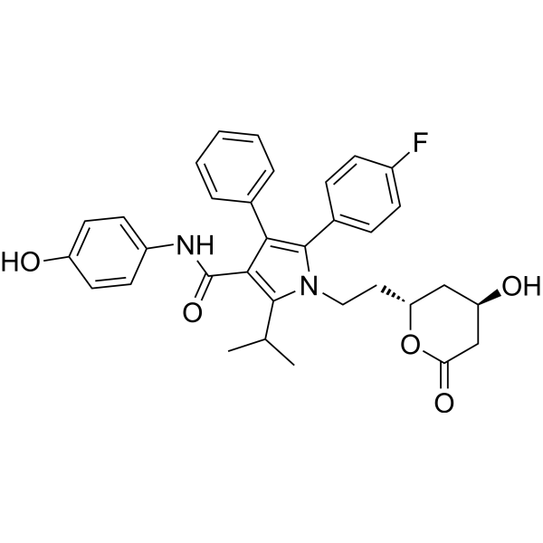 4-Hydroxy Atorvastatin lactone Chemical Structure
