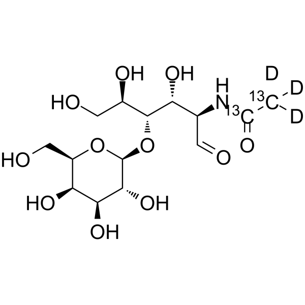 N-Acetyllactosamine-13C2,d3 Chemical Structure