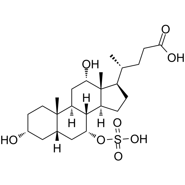 Cholic acid 7-sulfate Chemical Structure