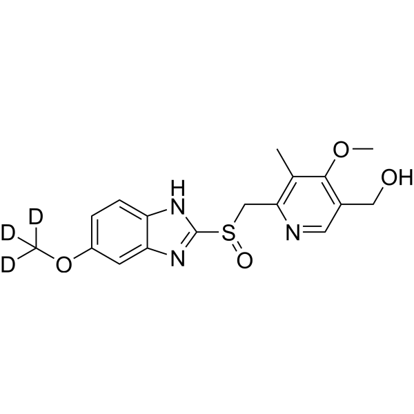 5-Hydroxyomeprazole-d<sub>3</sub>-1 Chemical Structure