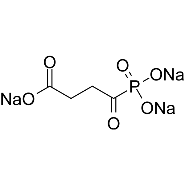 Succinyl phosphonate trisodium salt Chemical Structure