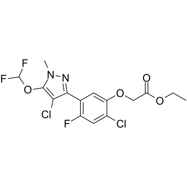 Pyraflufen-ethyl Chemical Structure