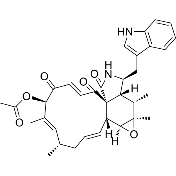 19-O-Acetylchaetoglobosin A Chemical Structure