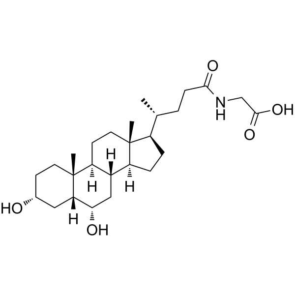 Glycohyodeoxycholic acid Chemical Structure