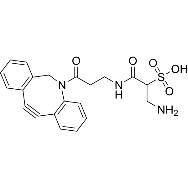 Sulfo DBCO-amine Chemical Structure