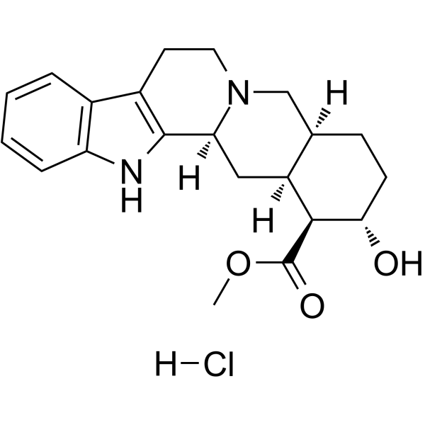 Rauwolscine hydrochloride (α-Yohimbine hydrochloride) | Adrenergic Receptor  Antagonist | MedChemExpress