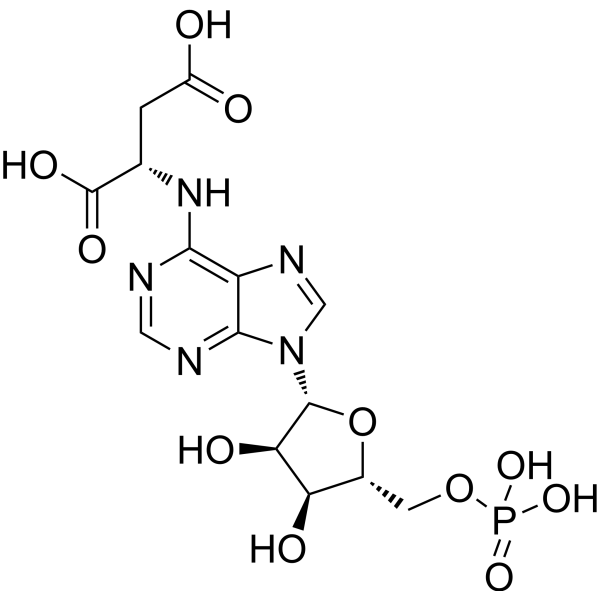Adenylosuccinic acid Chemical Structure