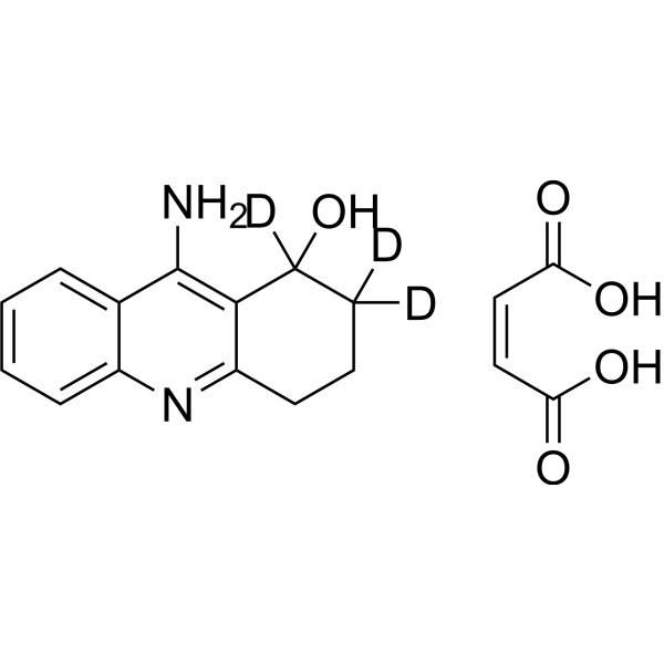 Velnacrine-d<sub>3</sub> maleate Chemical Structure