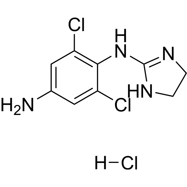 Apraclonidine hydrochloride Chemical Structure
