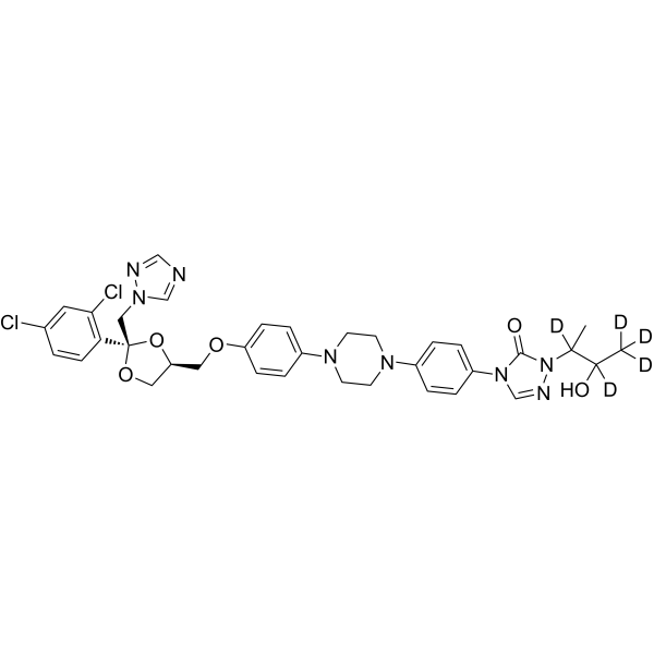 (2R,4S)-Hydroxy Itraconazole-d5