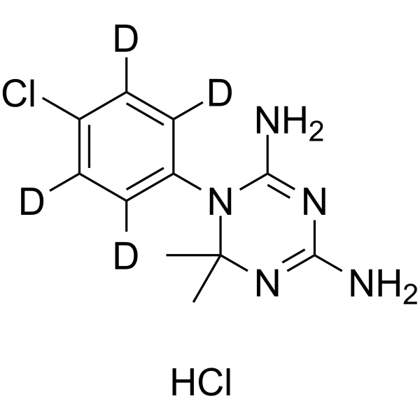 Cycloguanil-d<sub>4</sub> hydrochloride Chemical Structure