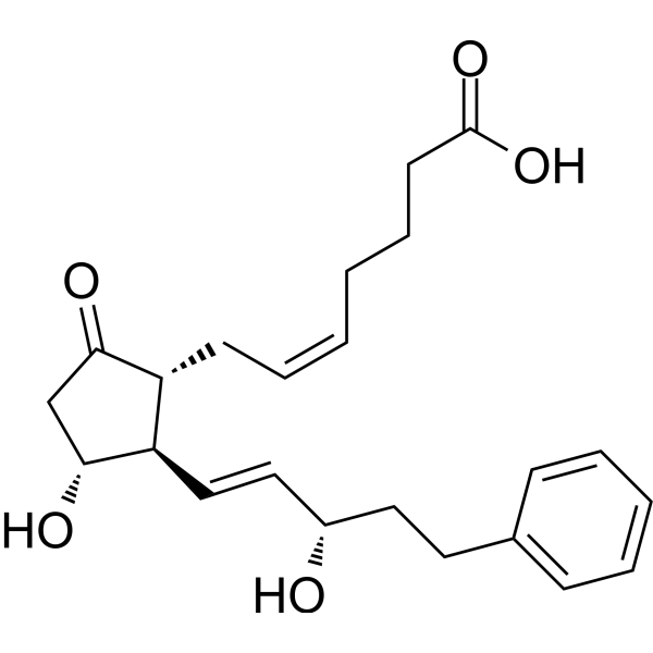 17-Phenyl-ω-trinor-PGE2 Chemical Structure
