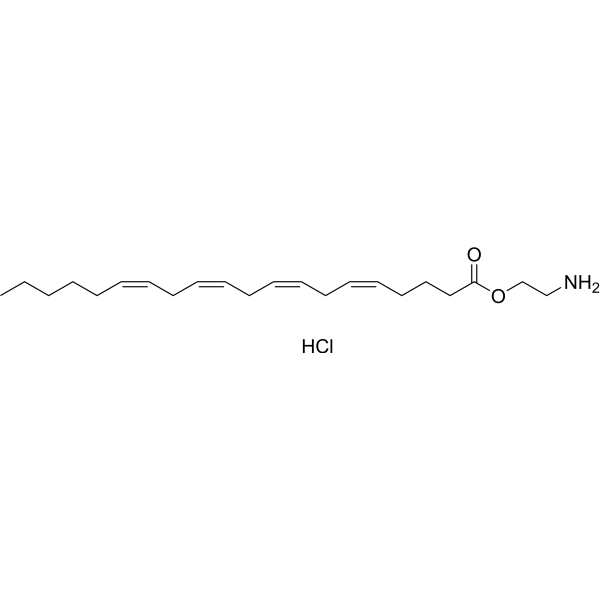 Virodhamine hydrochloride Chemical Structure