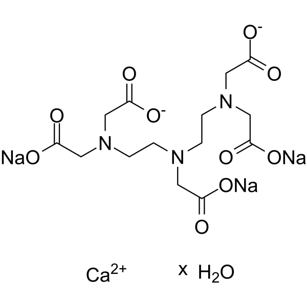 Calcium trinatrium diethylenetriaminepentaacetic acid hydrate