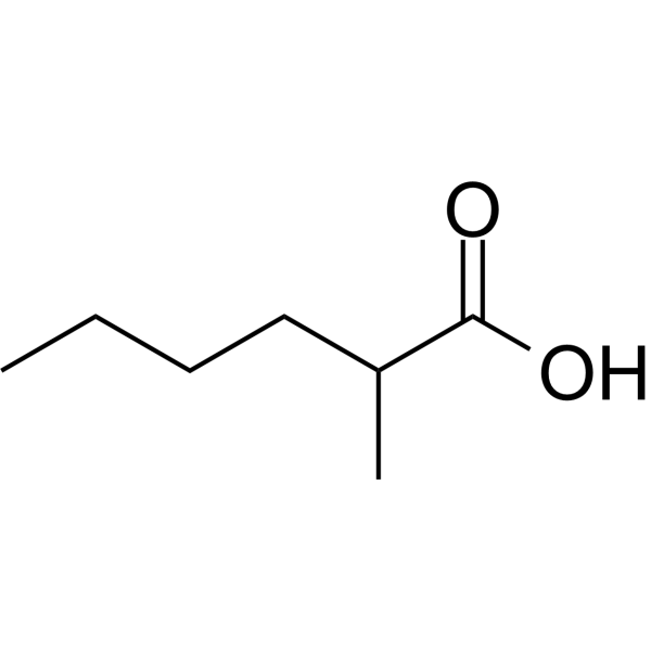 2-​Methylhexanoic acid Chemical Structure