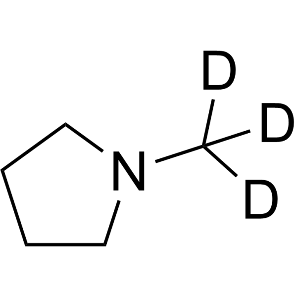 1-Methylpyrrolidine-d3 Chemical Structure