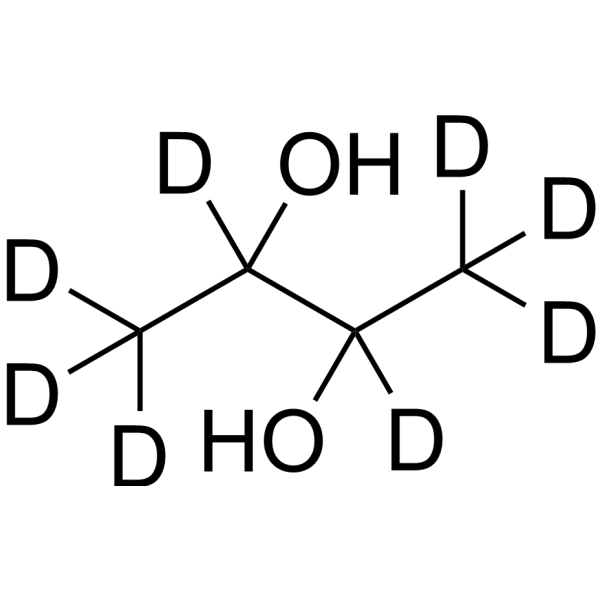 2,3-Butanediol-d<sub>8</sub> Chemical Structure