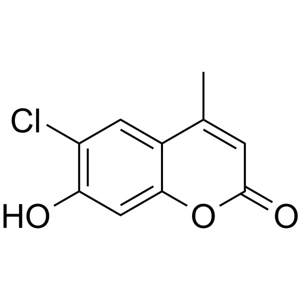 6-Chloro-7-hydroxy-4-methylcoumarin Chemical Structure