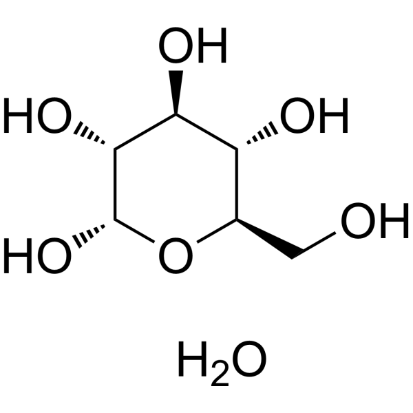 alpha-D-glucose hydrate Chemical Structure