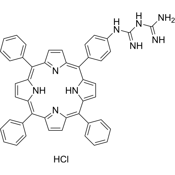 Biguanidinium-porphyrin Chemical Structure