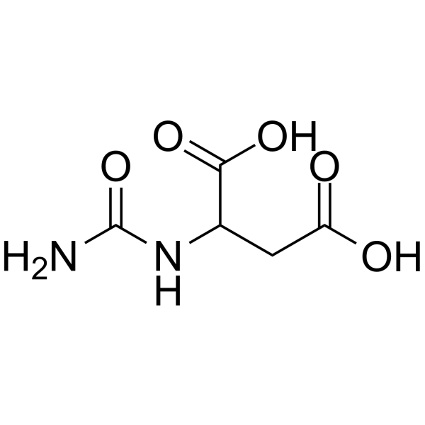 N-​Carbamoyl-​DL-​aspartic acid Chemical Structure