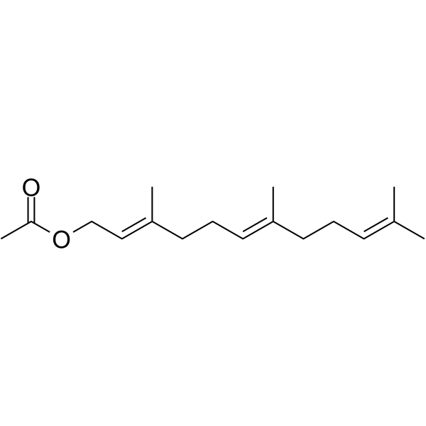 Farnesyl acetate Chemical Structure