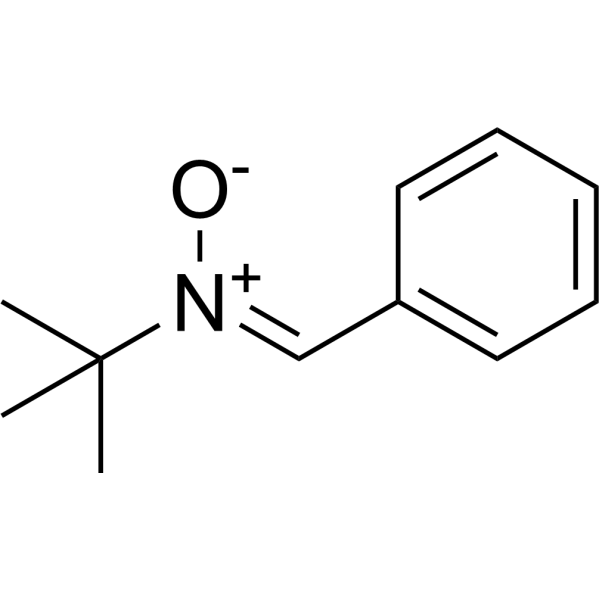 N-tert-Butyl-α-phenylnitrone Chemical Structure