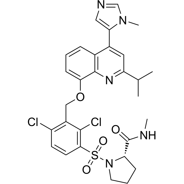 RORγt Inverse agonist 3 Chemical Structure