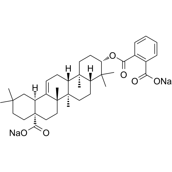 Oleanolic acid hemiphthalate disodium salt Chemical Structure