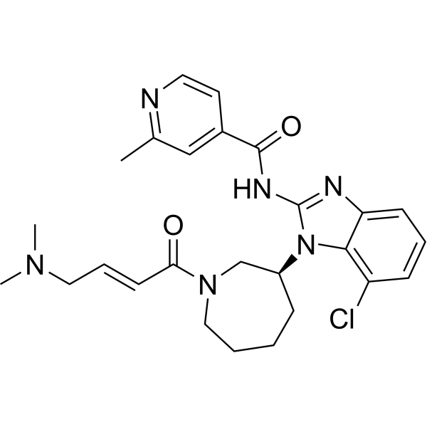 Nazartinib S-enantiomer Chemical Structure