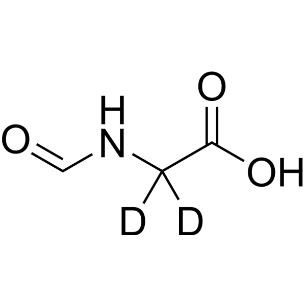 N-Formylglycine-d<sub>2</sub> Chemical Structure