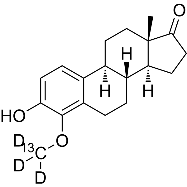 4-Methoxyestrone-13C,d3 Chemical Structure