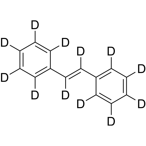 trans-Stilbene-d<sub>12</sub> Chemical Structure