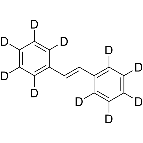 trans-Stilbene-d<sub>10</sub> Chemical Structure