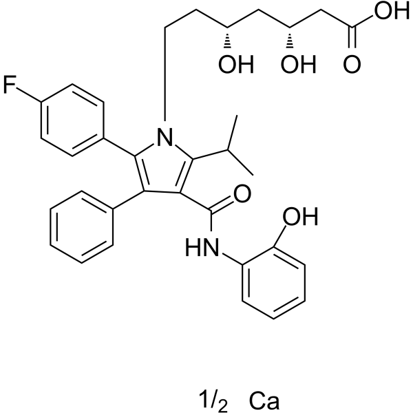 2-Hydroxy atorvastatin calcium salt Chemical Structure