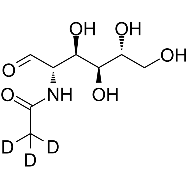 N-Acetyl-D-mannosamine-d3 Chemical Structure