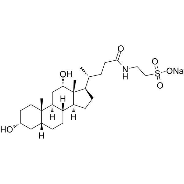 Taurodeoxycholate sodium salt Chemical Structure