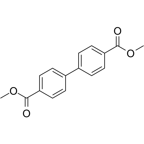 Dimethyl biphenyl-4,4'-dicarboxylate Chemical Structure
